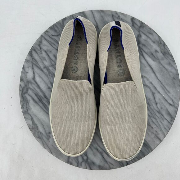 Rothys Shoes Womens 10 The Original Slip On Sneaker Ash Gray Loafer Casual Daily - Picture 8 of 12